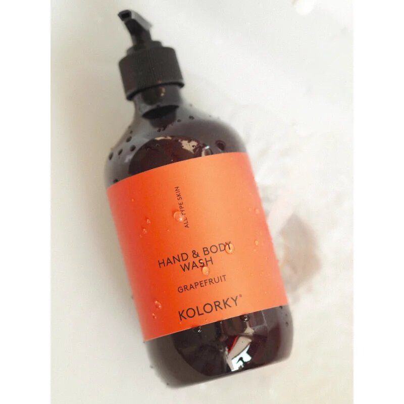 Kolorky Hand & Body Wash mycí gel na ruce a tělo Grapefruit 490 ml
