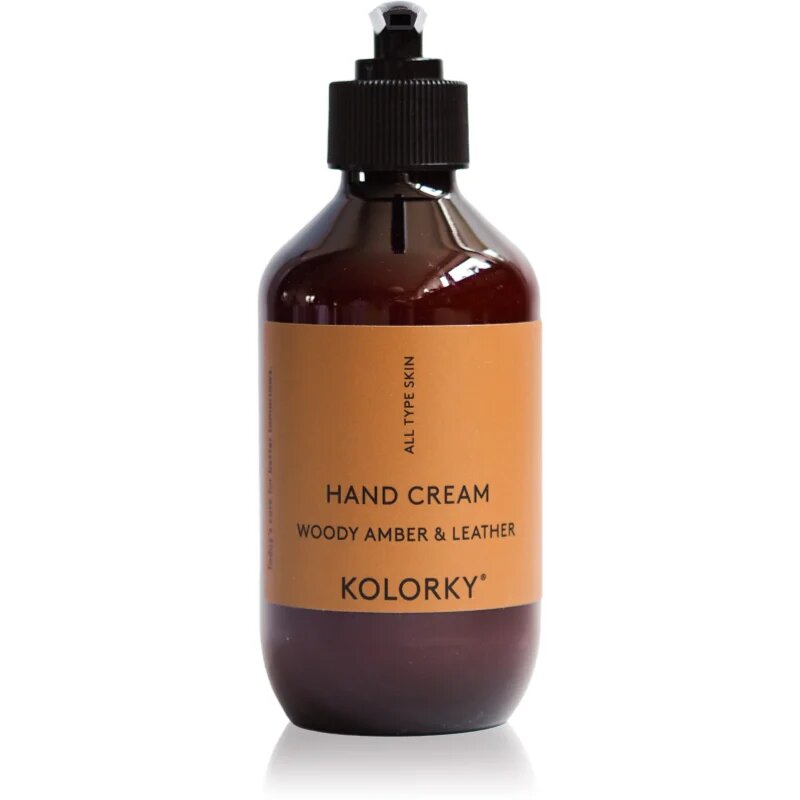 Kolorky Hand Cream krém na ruce Woody Amber & Leather 270 ml