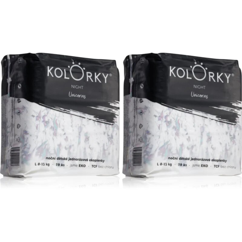 Kolorky Night Unicorn sada 8-13 Kg