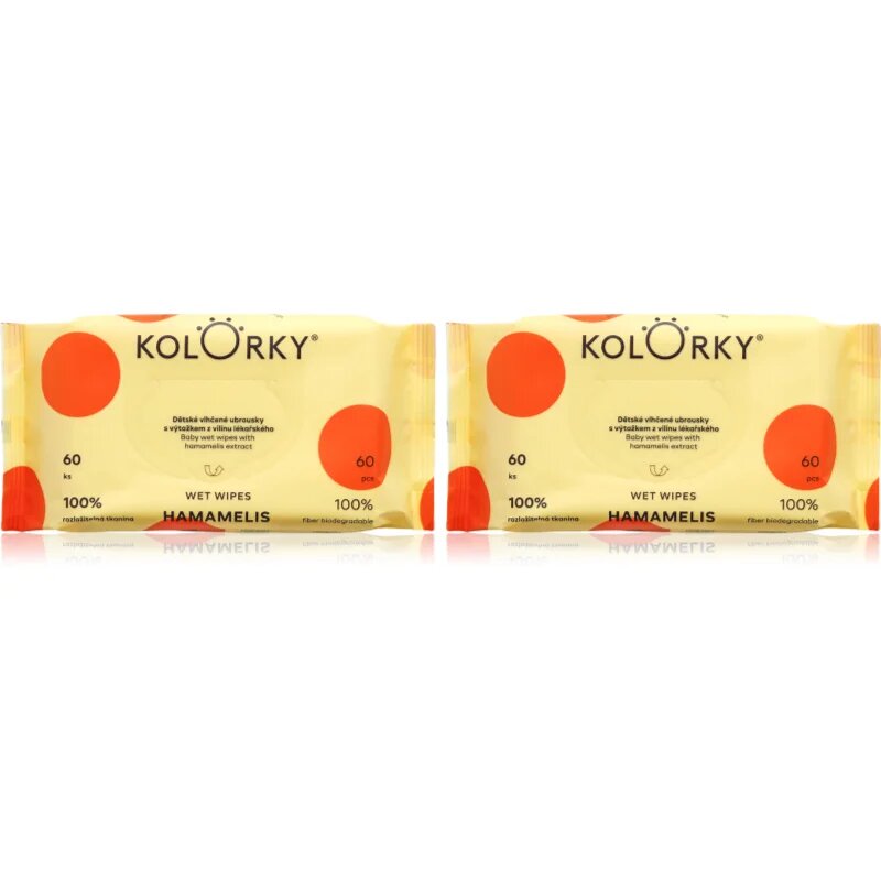 Kolorky Wet Wipes Hamamelis sada