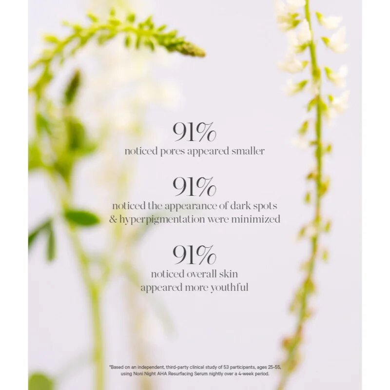 Kora Organics Noni Night AHA Resurfacing Serum regenerační sérum 30 ml