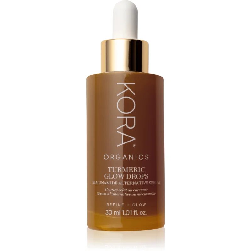 Kora Organics Turmeric Glow Drops rozjasňující sérum s niacinamidem 30 ml