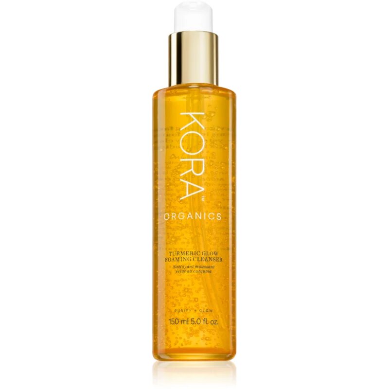 Kora Organics Turmeric Glow Foaming Cleanser čisticí pěna na obličej 150 ml
