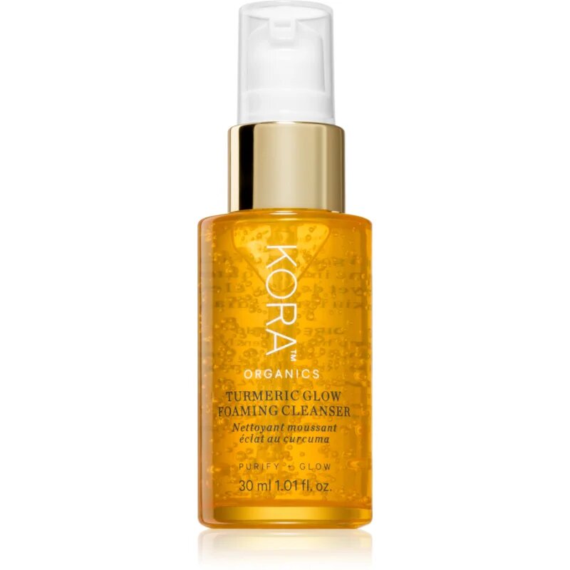 Kora Organics Turmeric Glow Foaming Cleanser čisticí pěna na obličej 30 ml