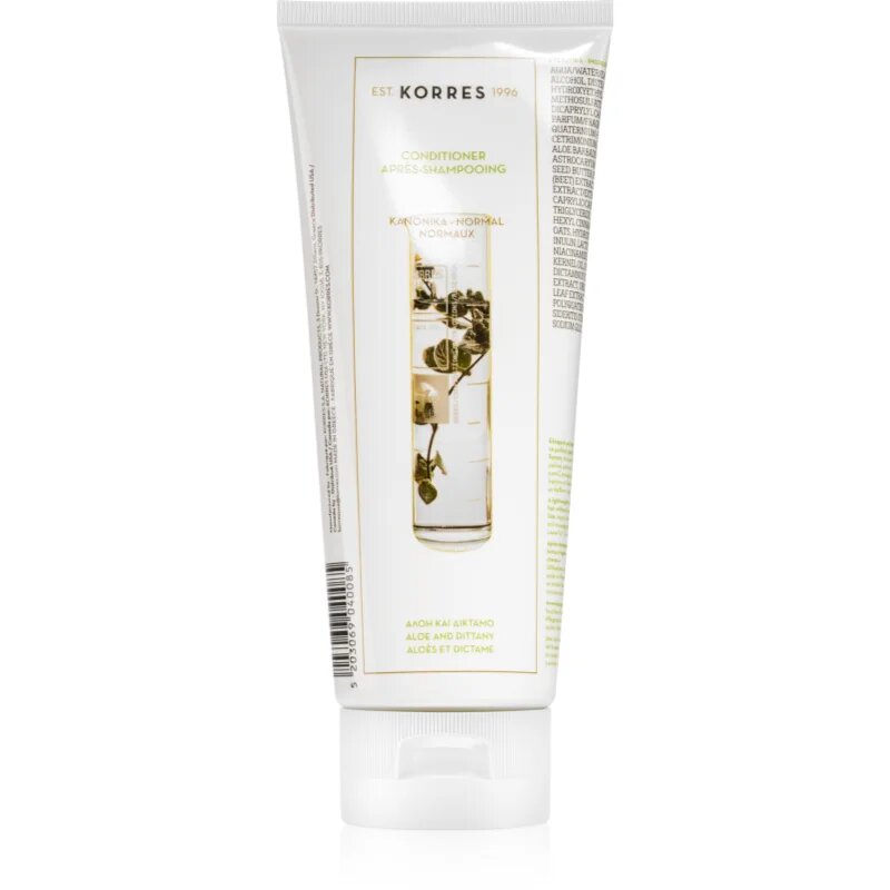 Korres Aloe & Dittany kondicionér pro normální vlasy 200 ml