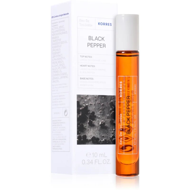 Korres Black Pepper toaletní voda pro muže 10 ml