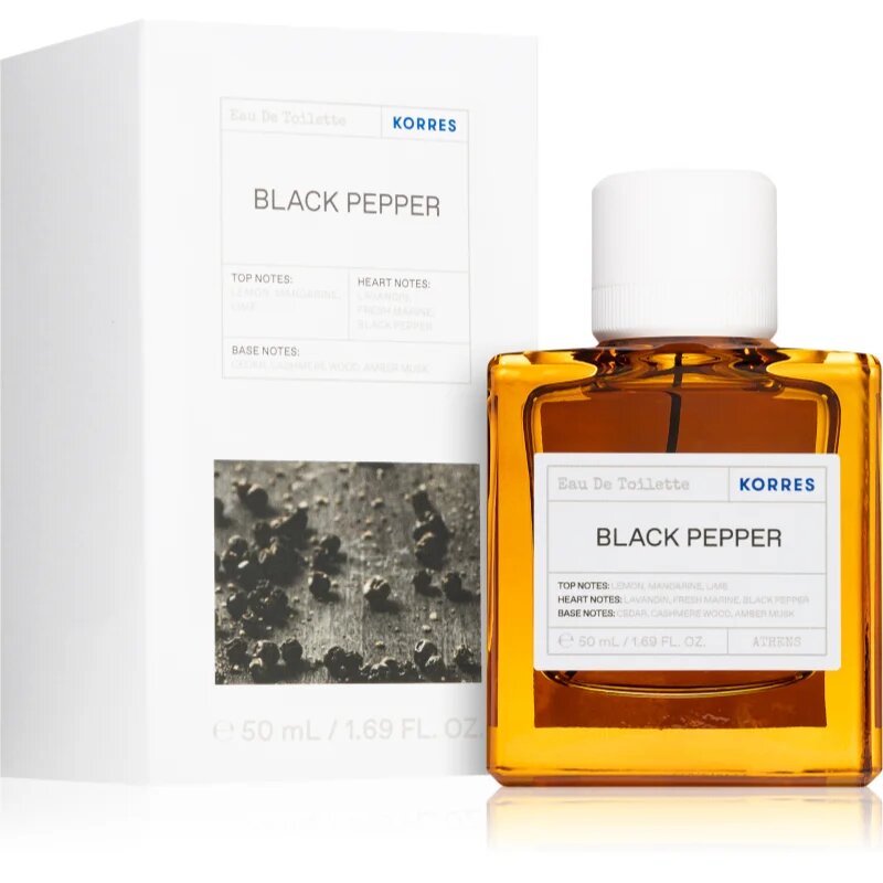 Korres Black Pepper toaletní voda pro muže 50 ml