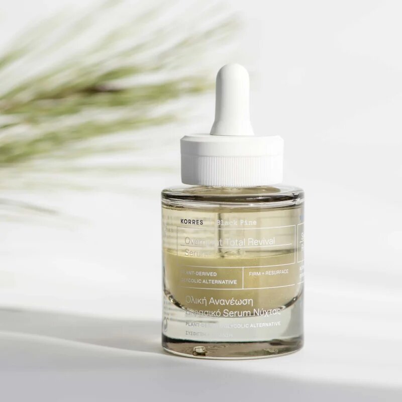 Korres Black Pine dvoufázové omlazující sérum na noc 30 ml