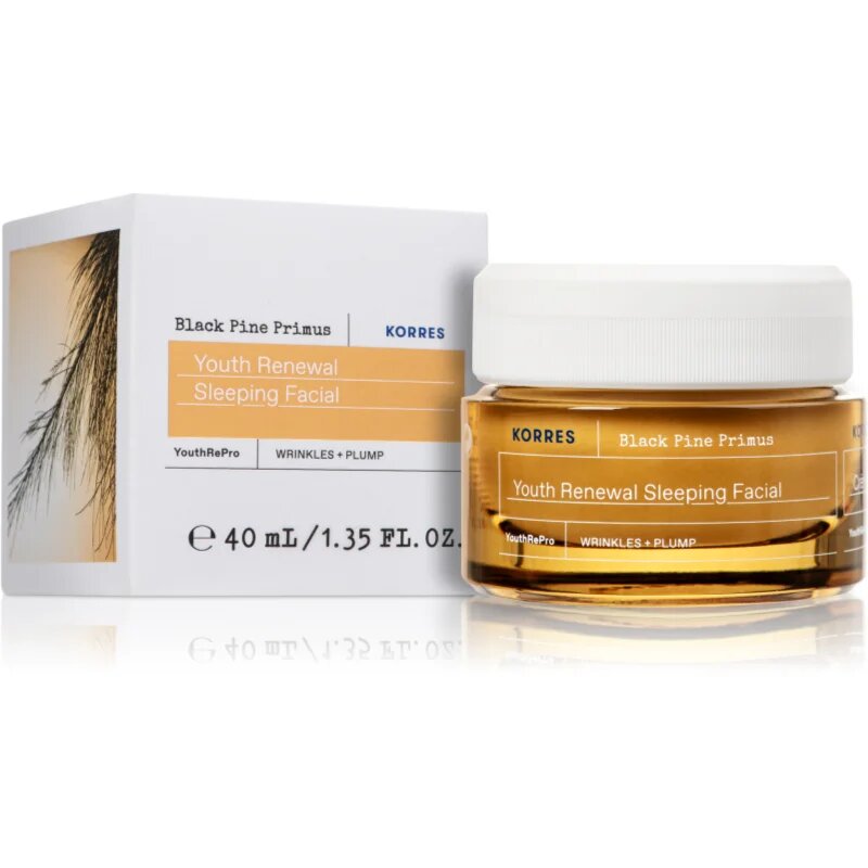 Korres Black Pine Primus noční pleťový krém proti příznakům stárnutí 40 ml