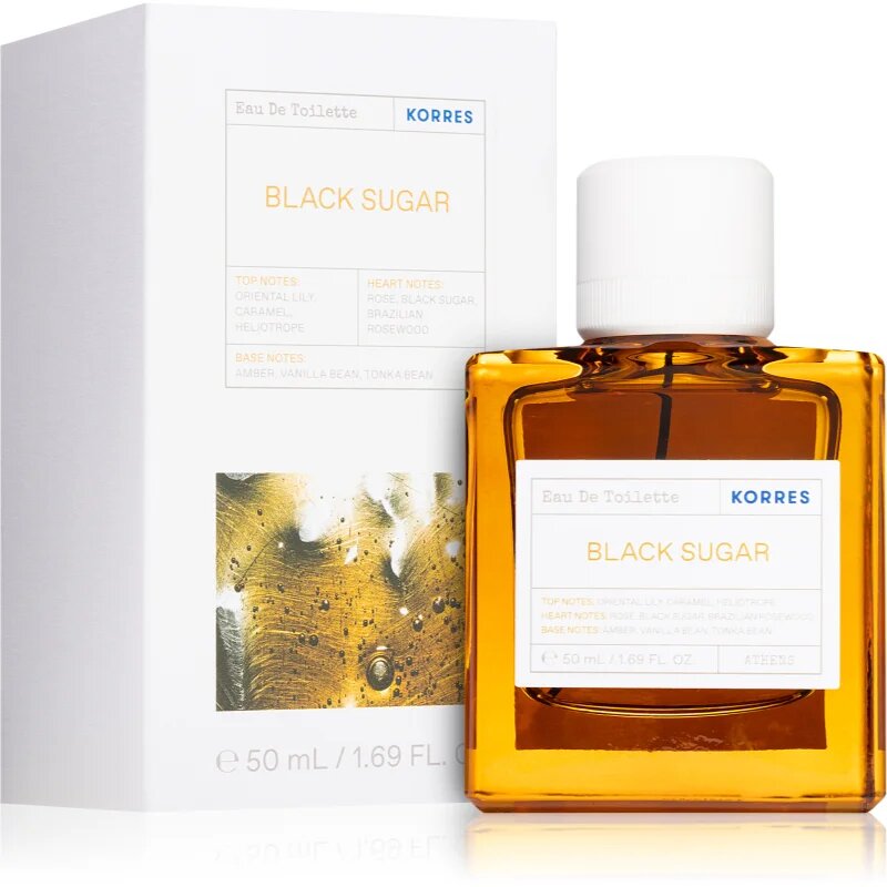 Korres Black Sugar toaletní voda pro ženy 50 ml