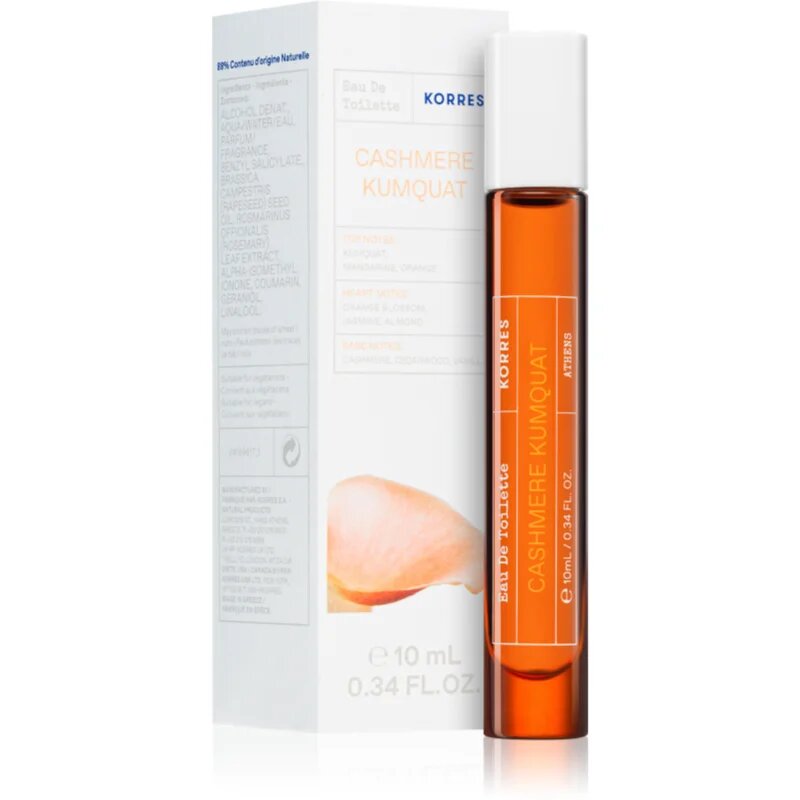 Korres Cashmere Kumquat toaletní voda pro ženy 10 ml