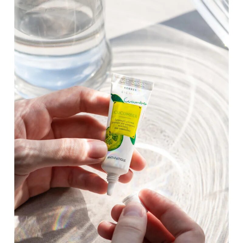 Korres Cucumber oční maska proti otokům a tmavým kruhům 8 ml