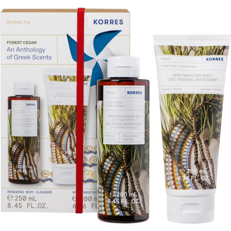 Korres Forest Cedar dárková sada unisex
