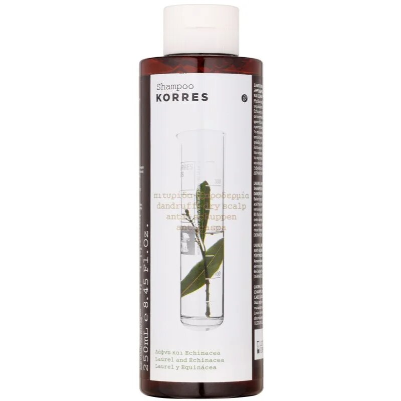 Korres Laurel & Echinacea šampon proti lupům pro suchou pokožku 250 ml