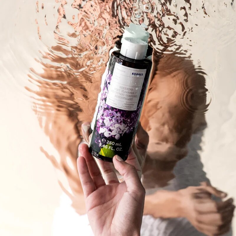 Korres Lilac opojný sprchový gel s vůní květin 250 ml
