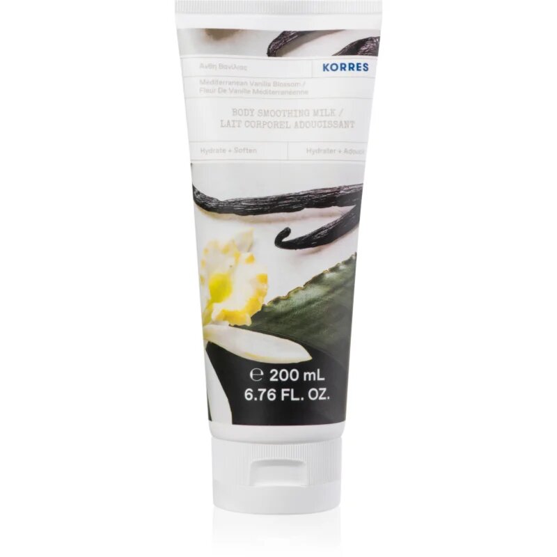 Korres Mediterranean Vanilla Blossom hydratační tělové mléko s mandlovým olejem 200 ml