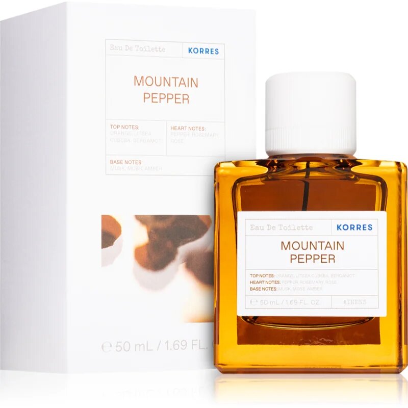 Korres Mountain Pepper toaletní voda pro muže 50 ml
