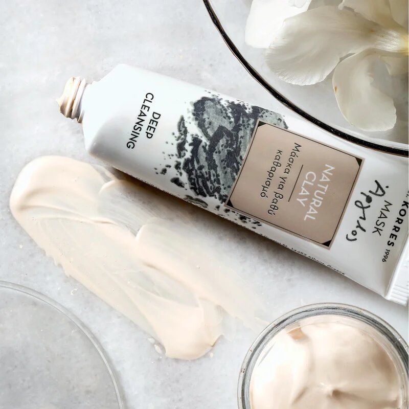 Korres Natural Clay hloubkově čisticí maska 18 ml