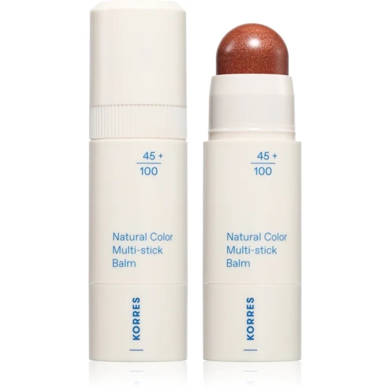 Korres Natural Color Multi-Stick Balm multifunkční líčidlo na rty a tváře odstín Aegean Bronze - Healthy Glow 4.5 g