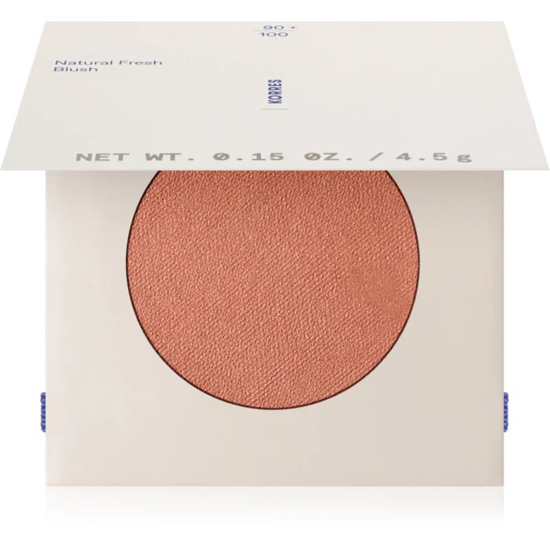 Korres Natural Fresh Blush kompaktní tvářenka odstín Almond Bronze 4.5 g