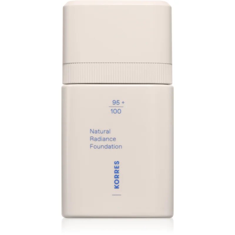 Korres Natural Radiance Foundation make-up pro přirozený vzhled odstín 01 Light 30 ml