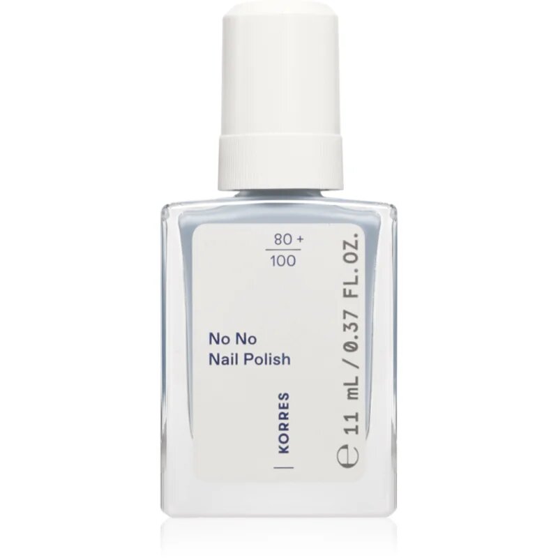 Korres No No Nail Polish pečující lak na nehty odstín 72 Pastel Blue 11 ml