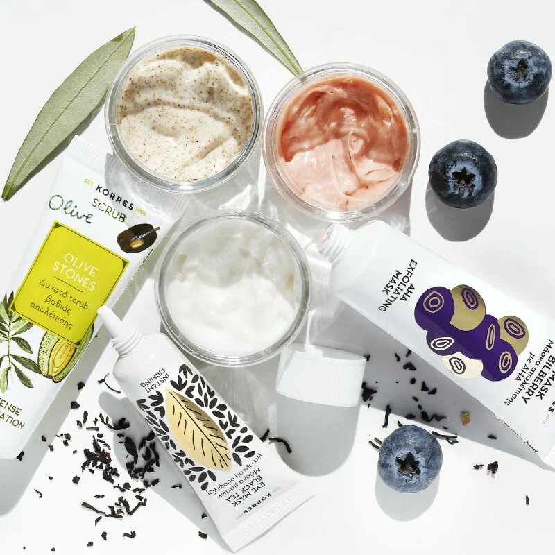 Korres Olive Stones hloubkově čisticí peeling 18 ml