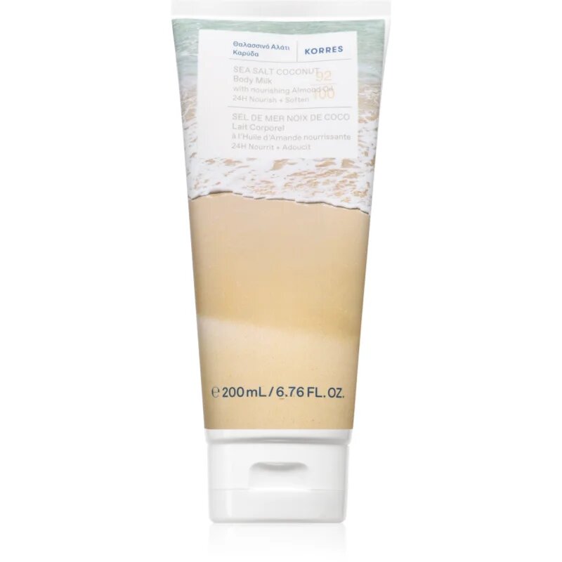 Korres Sea Salt Coconut hydratační tělové mléko s kokosem 200 ml