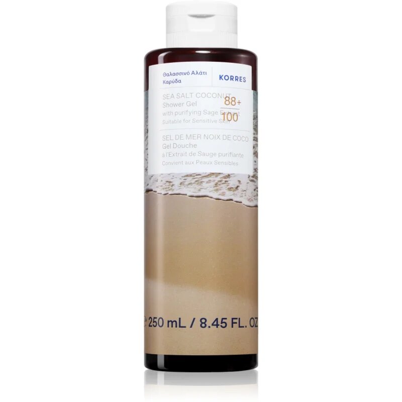 Korres Sea Salt Coconut sprchový gel s kokosem 250 ml