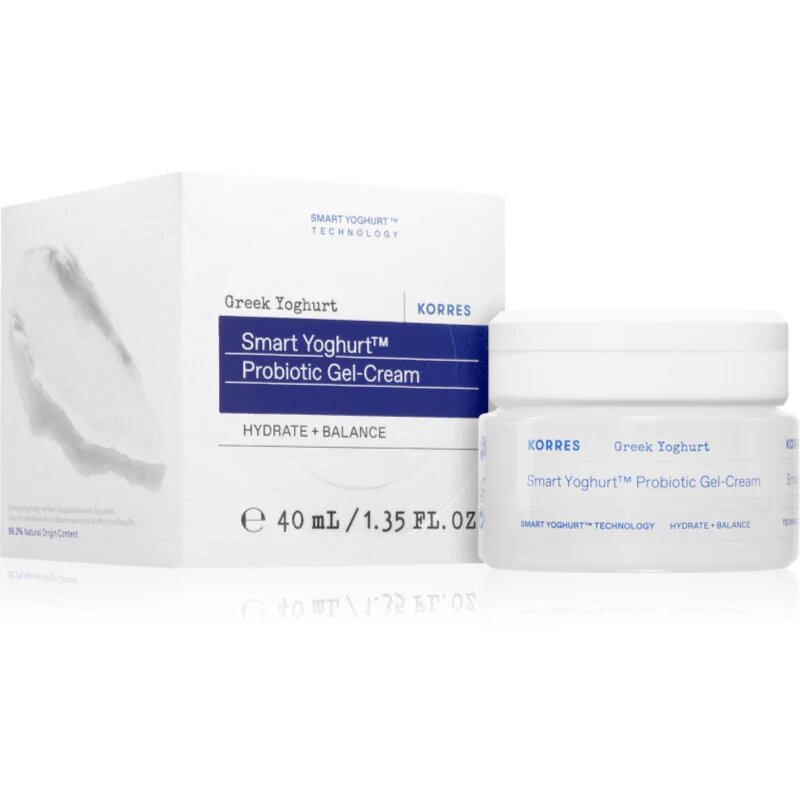Korres Smart Yoghurt™ Probiotic Gel-Cream hydratační gelový krém s probiotiky 40 ml