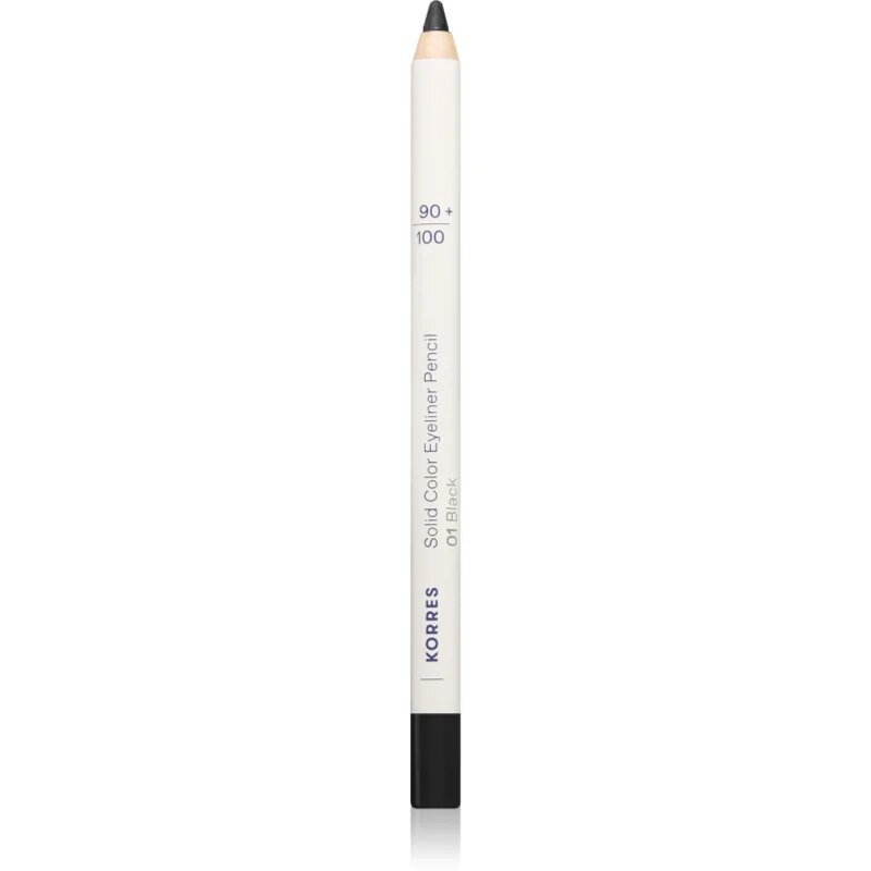 Korres Solid Color Eyeliner Pencil krémová tužka na oči odstín Black 1.2 g
