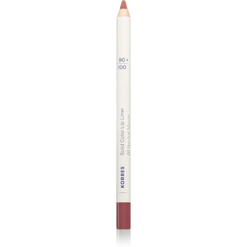 Korres Solid Color Lip Liner konturovací tužka na rty odstín 01 Neutral Mauve 1.2 g