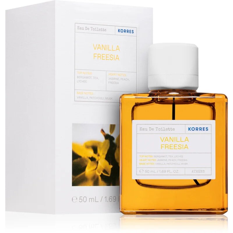 Korres Vanilla Freesia toaletní voda pro ženy 50 ml