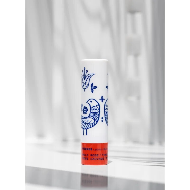 Korres Wild Rose tónující balzám na rty s vyživujícím účinkem 4.5 g