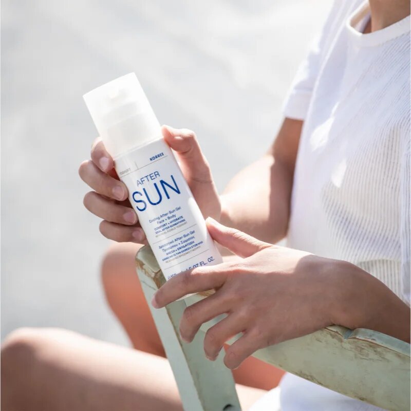 Korres Yoghurt After Sun chladivý gel po opalování na obličej a tělo 150 ml