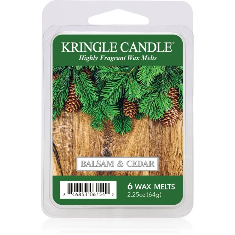 Kringle Candle Balsam & Cedar vosk do aromalampy 64 g