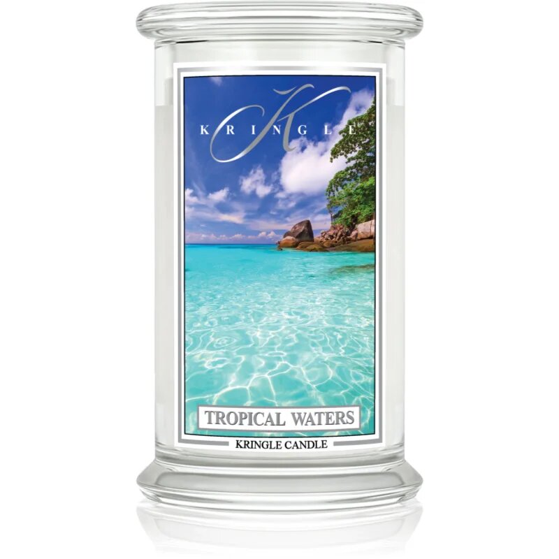 Kringle Candle Classic Tropical Waters vonná svíčka 623 g