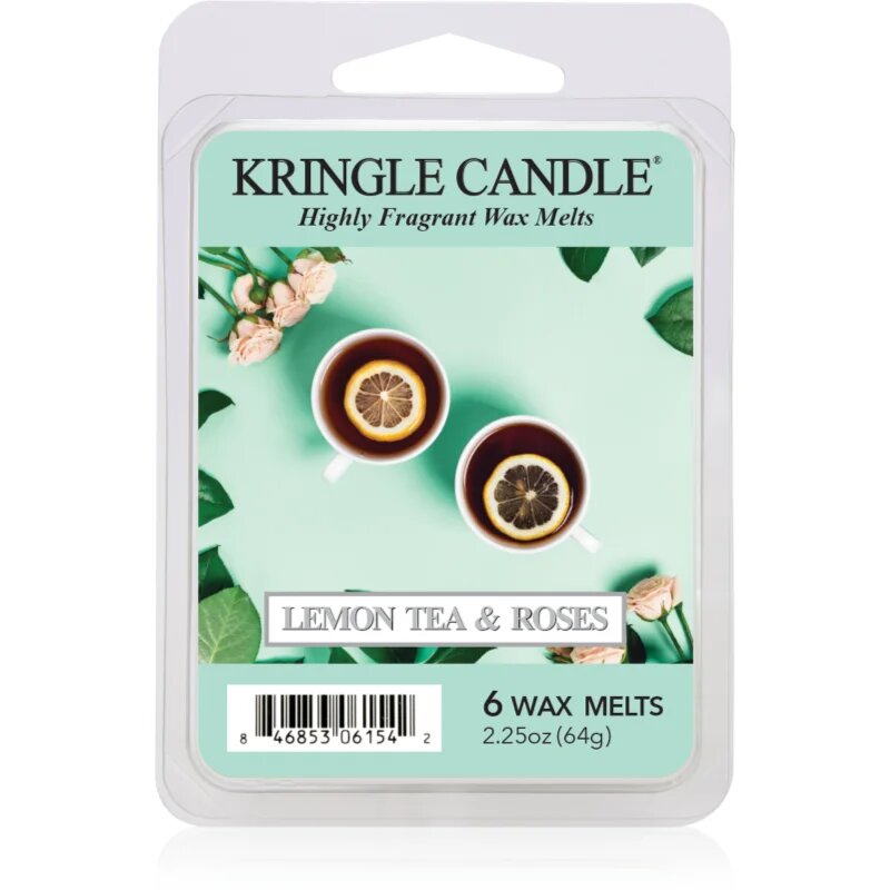 Kringle Candle Lemon Tea & Roses vosk do aromalampy 64 g