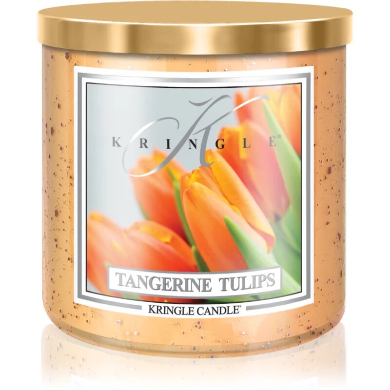 Kringle Candle Tangerine Tulips vonná svíčka 467 g