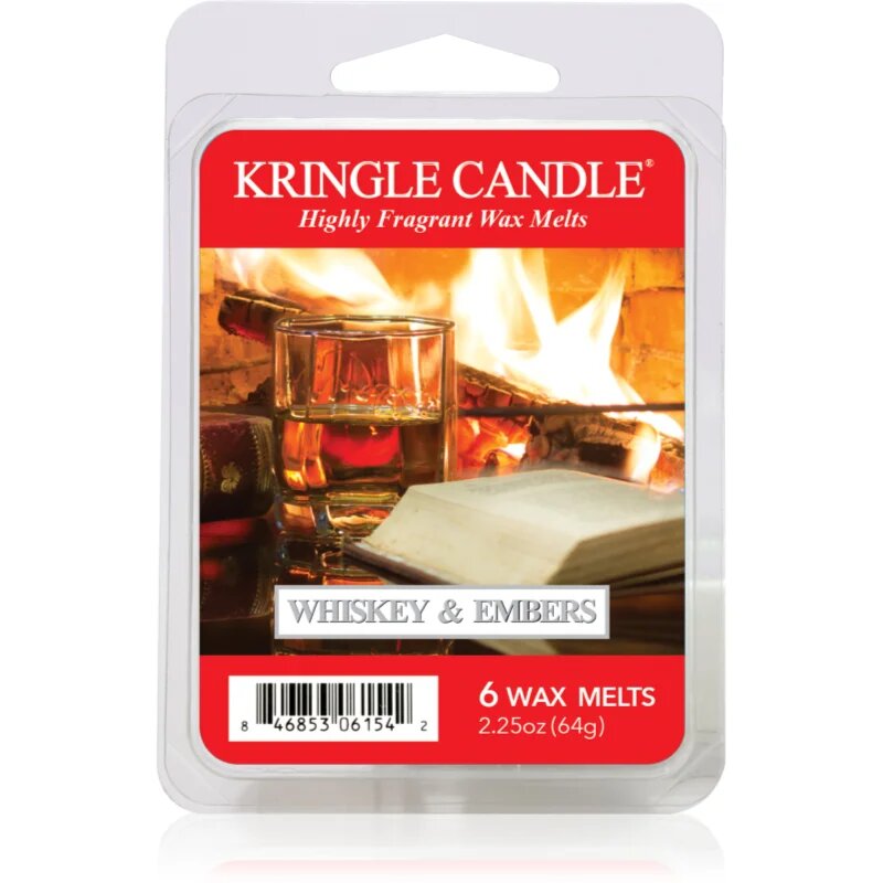 Kringle Candle Whiskey & Embers vosk do aromalampy 64 g