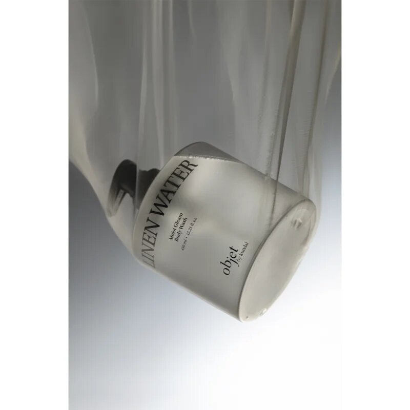 KUNDAL Objet Moist Gleam Body Wash parfémovaný sprchový gel pro intenzivní hydrataci s vůní Linen Water 450 ml