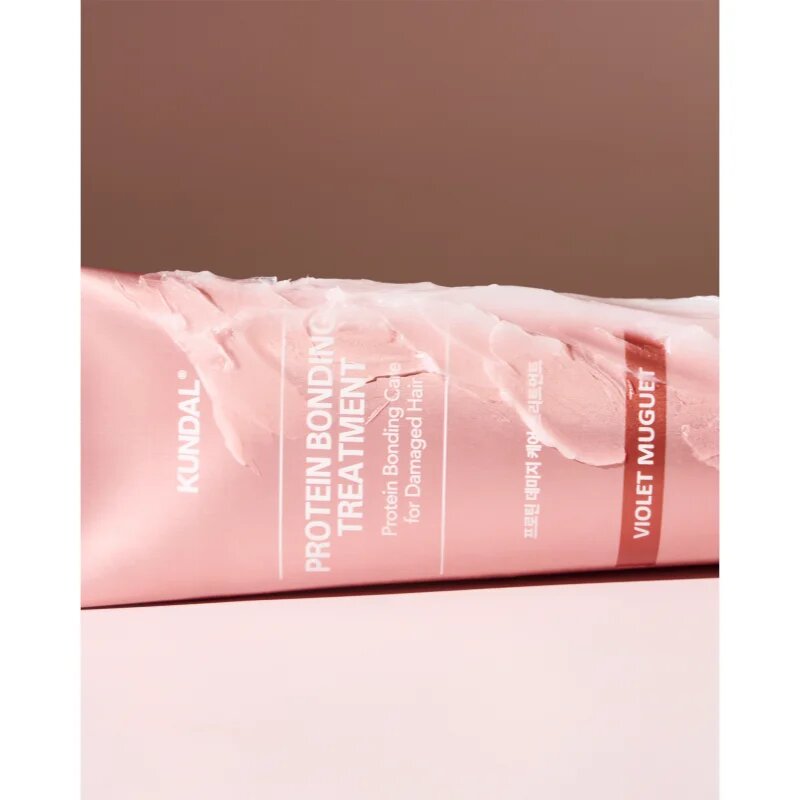 KUNDAL Protein Bonding Care Treatment komplexní péče pro suché a poškozené vlasy s vůní Violet Muguet 250 ml