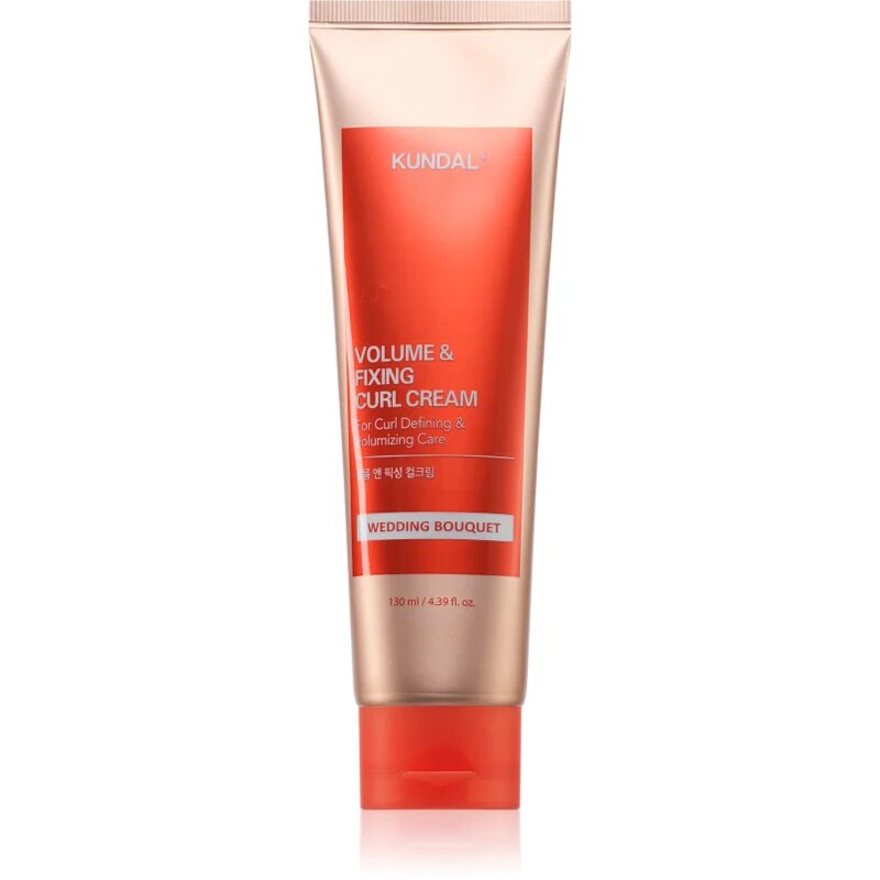 KUNDAL Volume & Fixing Curl Cream Wedding Bouquet stylingový krém pro definici vln s vůní 130 ml