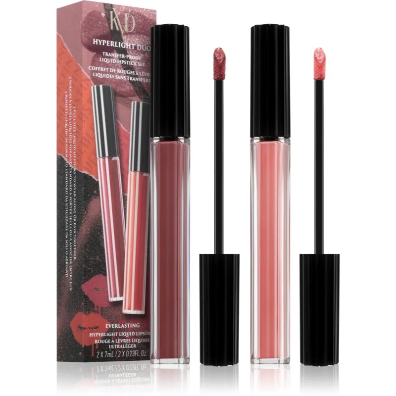 KVD Beauty Hyperlight Duo sada rtěnek