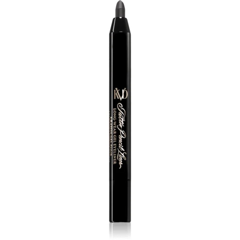 KVD Beauty Tattoo Pencil Liner voděodolná gelová tužka na oči mini odstín 10 Trooper Black 0.35 g