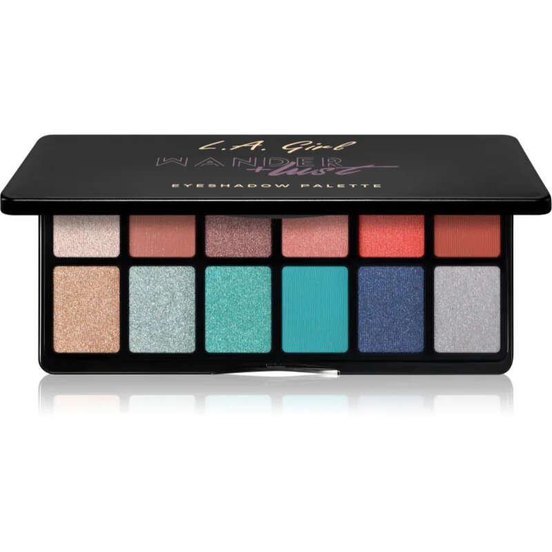 L.A. Girl Cosmetics Fanatic paletka očních stínů odstín Wanderlust 12x1 g