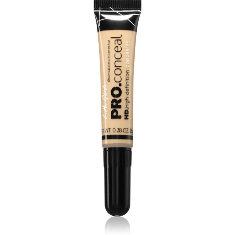 L.A. Girl Cosmetics HD Pro. Conceal tekutý korektor odstín Light Yellow 8 g