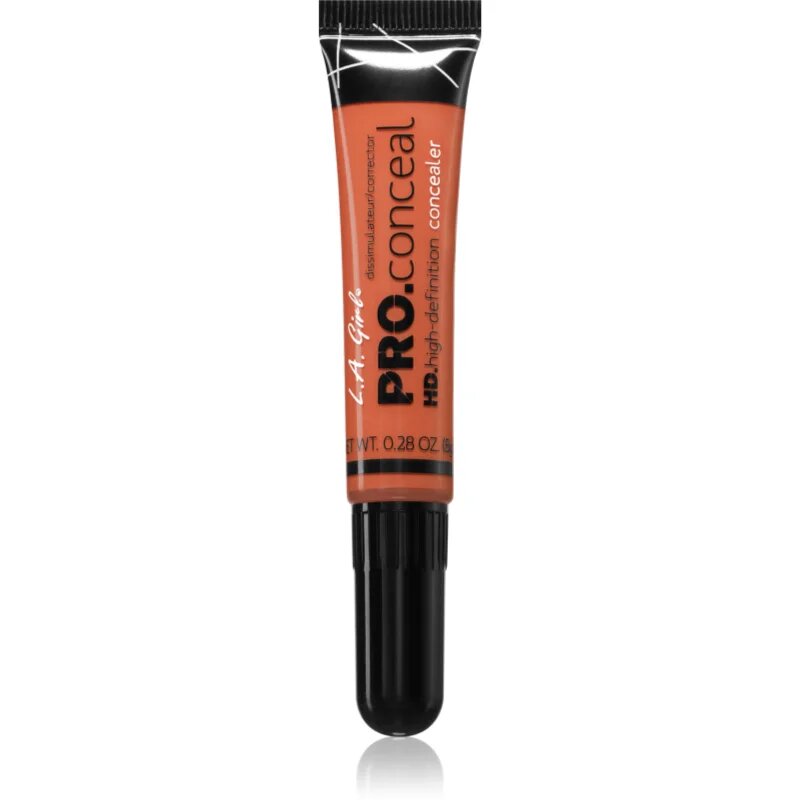 L.A. Girl Cosmetics HD Pro. Conceal tekutý korektor odstín Orange Corrector 8 g