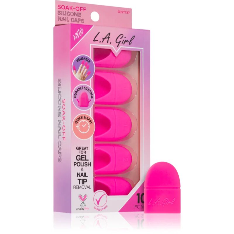 L.A. Girl Cosmetics Soak-Off odstraňovač gelových laků 10 ks