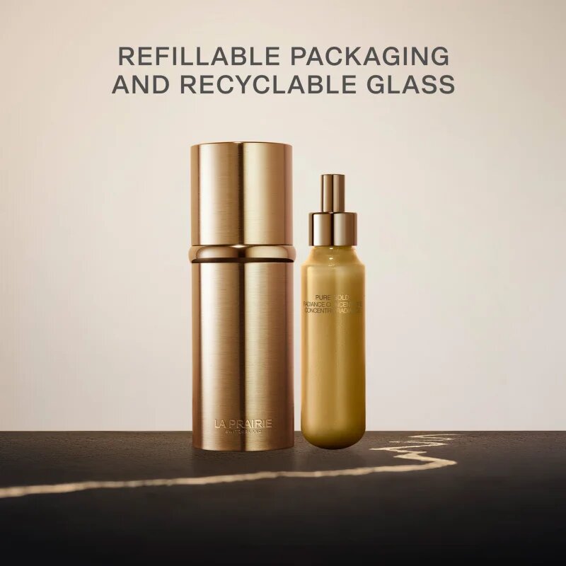 La Prairie Pure Gold Radiance Concentrate revitalizační pleťové sérum s vyhlazujícím efektem refill 30 ml